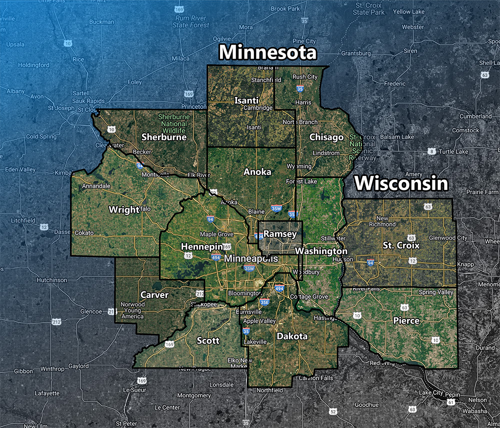 MyPool service areas across Minnesota and the Twin Cities